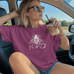 Bee Kind Berry Inspirational T-shirt