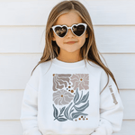 Boho Floral / I Am Enough Kids' Sweatshirt