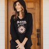 Floral Be Kind Boho Hoodie