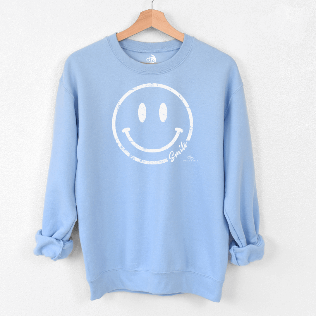 [GRAVER]★SMALL DAISY FLOWER LOGO SMILE SWEATSHIRT Small Daisy Flower Logo Smile Sweatshirt - GRAVER | 60
