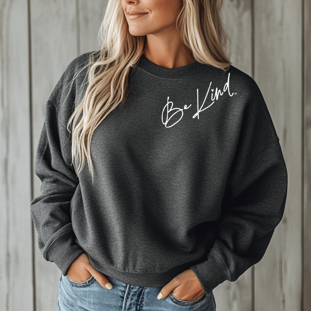 Cozy Be Kind Inspirational Sweatshirt Daisy Bella