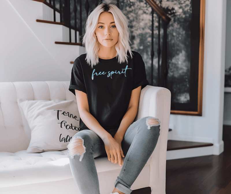 Embrace Your Free Spirit with a Positive Vibe Tee