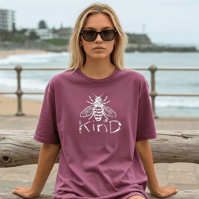 Bee Kind Berry Inspirational T-shirt