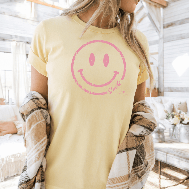 Butter Smiley Face Inspirational T-Shirt