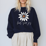 Find Your Joy Daisy Inspirational Sweatshirt