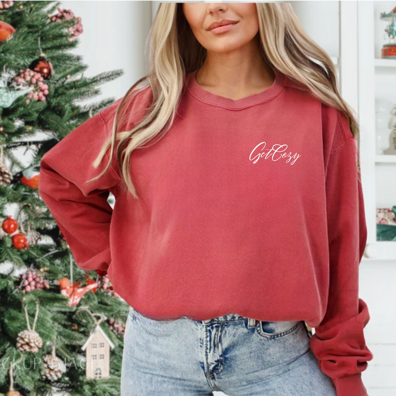 Get Cozy Long Sleeve Inspirational Tee