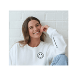 You Make the Day Better Smiley Face Inspirational Sweatshirt