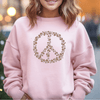 Floral Peace Sign Inspirational Sweatshirt