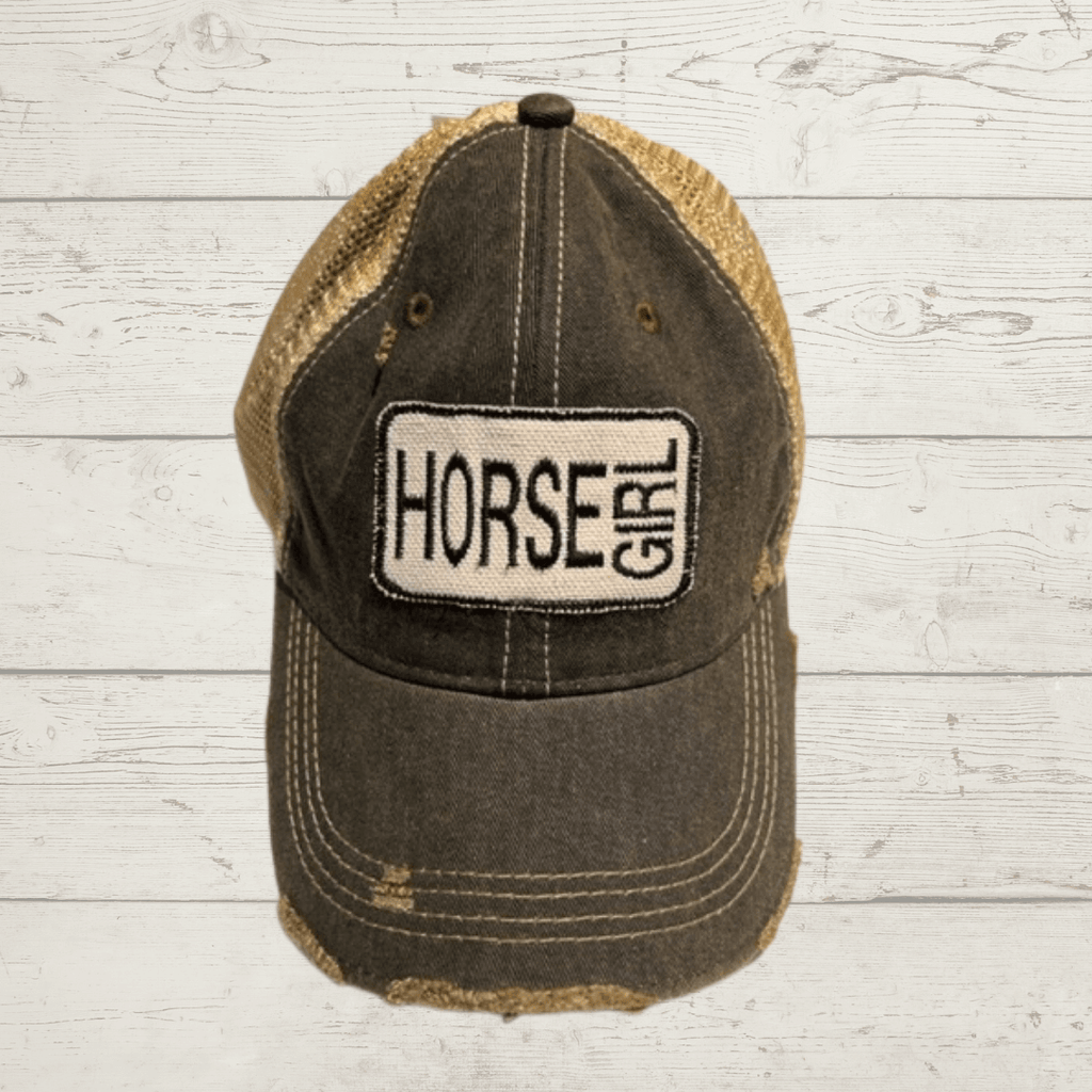 Vintage Trucker hat - Horse Girl - vintage style