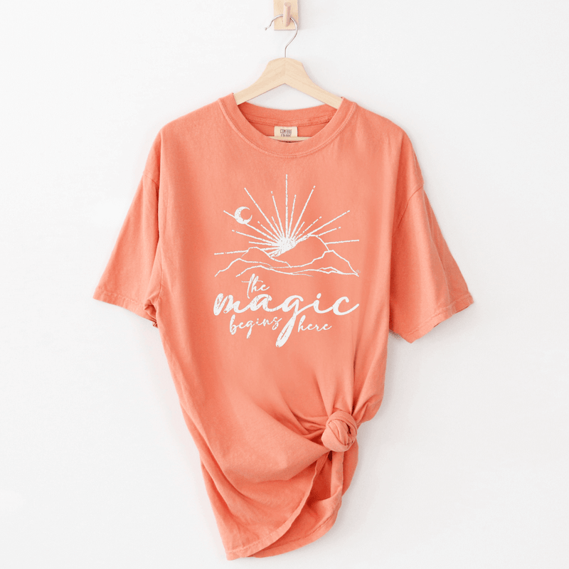 The Magic Begins with You - Motivating T shirts