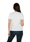 Be You inspirational t-shirt white color - showing the back on the tee 0 clean - no words