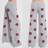 Daisy-Bella Smiles & Hearts grey color knit Women's pants