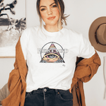 women empowerment t-shirt Fierce mind on a woman in a boho vintage atmosphere